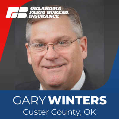 Commercial insurance agent, Gary Winters, who helps provide coverage to businesses in Oklahoma